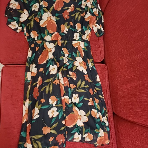 Floral dress Foresta Bella light, like new, size L/XL