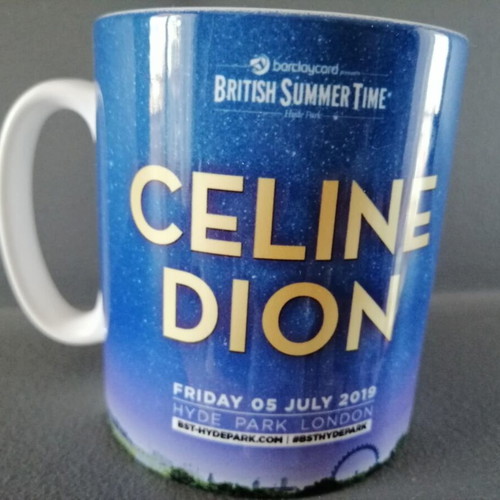 Celine Dion collectible mug like new