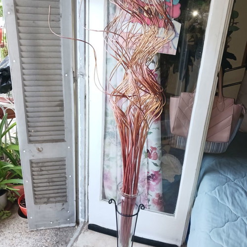 Glass amphora used with decorative branches 55 x 13 cm