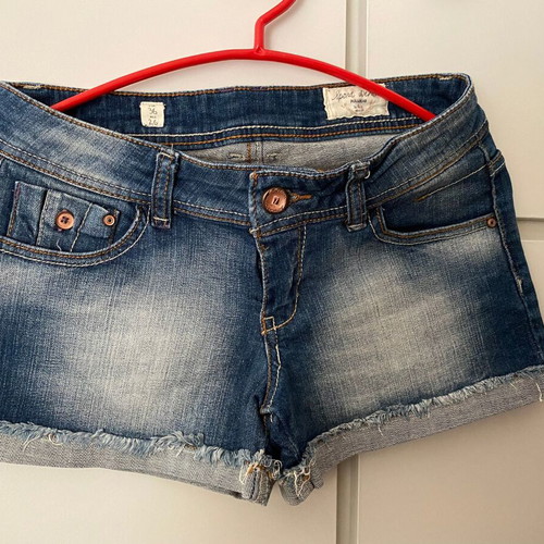 Pull & Bear short denim shorts like new, size S 36, blue