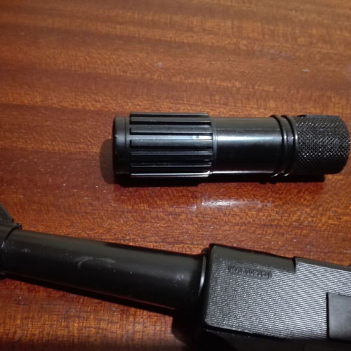 Vintage plastic toy gun new, Italian made with caps