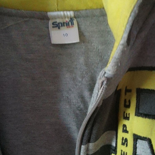 Grey Sprint sleeveless vest for boy 10 years like new