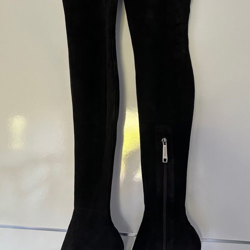 Ana Cori Suede Boots over the knee size 36 used, black