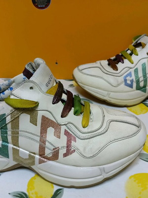 Gucci Rhyton Apollo δερμάτινα αθλητικά μεταχειρισμένα, νούμερο 37, πολύχρωμα