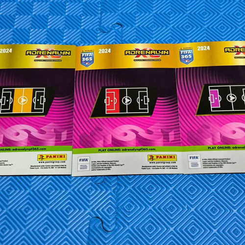 Panini FIFA 365 Limited Edition Giant Cards triplet like new