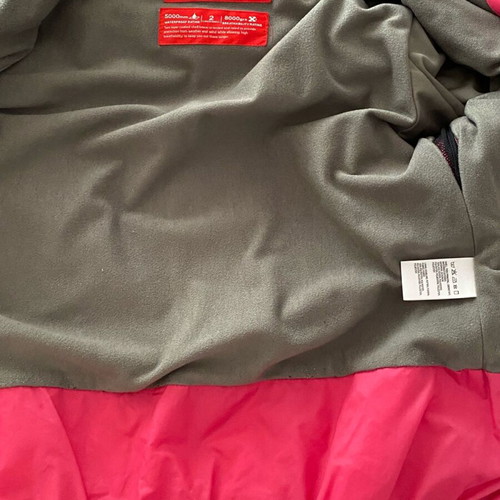 O’Neil women's ski jacket used, fuchsia, size M