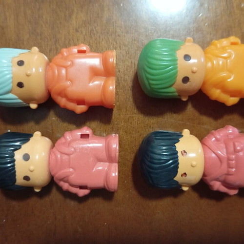 Pin Pon figures set of 4 like new