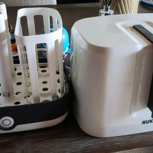 NUK Vario baby bottle sterilizer used