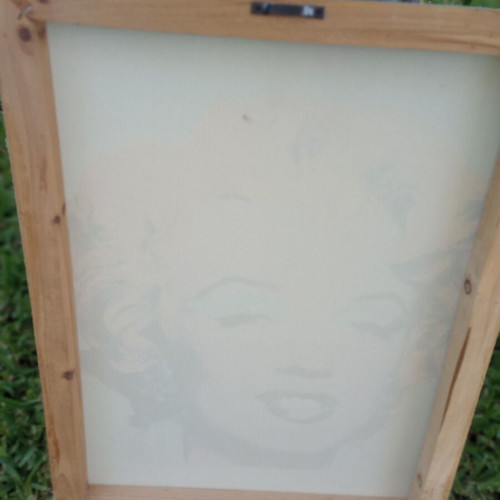 Pop Art Canvas Print Marilyn Monroe used, Andy Warhol style