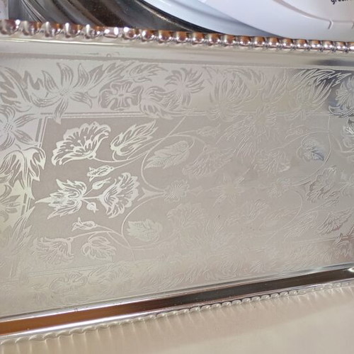 Serving tray rectangular like new, 43x26.5 cm