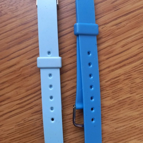 Set of 2 plastic straps for kids watch, size 12, new