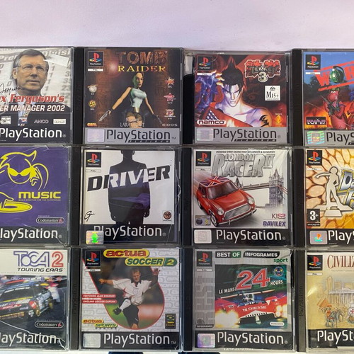 Κονσόλα PlayStation PS1 σαν καινούργια με 13 γνήσια παιχνίδια και χειριστήρια