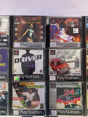Κονσόλα PlayStation PS1 σαν καινούργια με 13 γνήσια παιχνίδια και χειριστήρια
