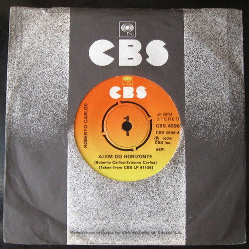 Roberto Carlos Alem Do Horizonte 45 RPM vinyl record like new, Latin