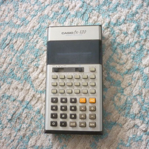 Casio fx-120 vintage scientific calculator