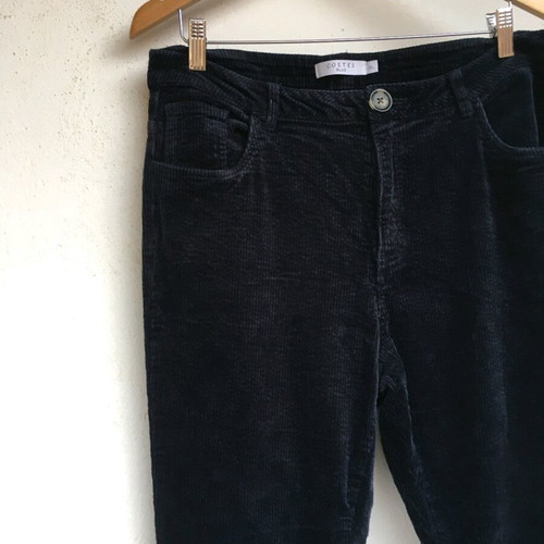Costes navy corduroy flared pants like new, size XL