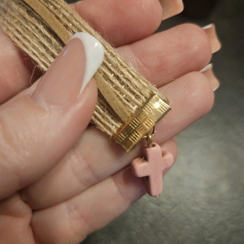 Baptism keychains for girls like new, pack of 80