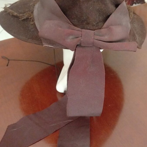 Vintage women's wool felt hat Lord & Taylor New York 1940s used