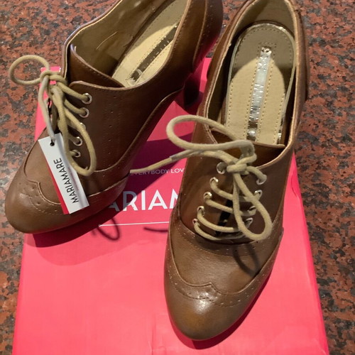Maria Mare women's brown high heel shoes new
