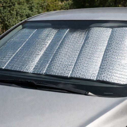 Car Sunshade Reflective Windshield Curtain with Suction Cup 130x60cm new