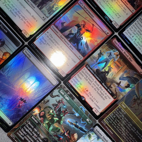 Magic The Gathering Marvel Super Heroes cards new, set of 14