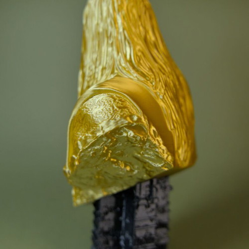 Saruman 3D printed figurine 17cm, gold PLA, new