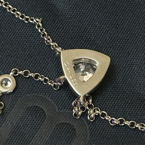 Double pendant APM Monaco new with blue stone, original with certificate