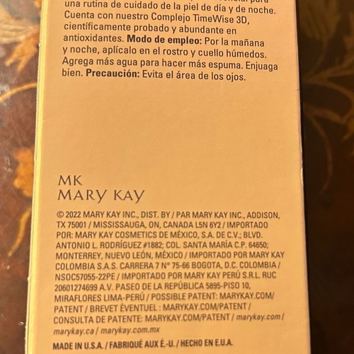 MARY KAY, TIMEWISE, 4-IN-1 CLEANSER, 127 g. MADE IN USA.