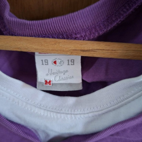 Champion purple T-shirt used, size M