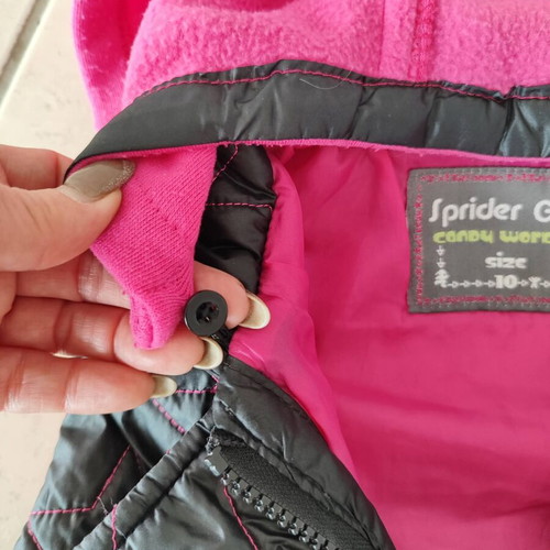 Sprider girls girls' vest with hood like new, size 10