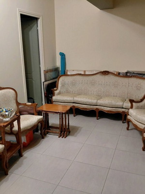 Σετ επίπλων σαλονιού Αντίκα σκαλιστό ξύλο σαν καινούργιο
