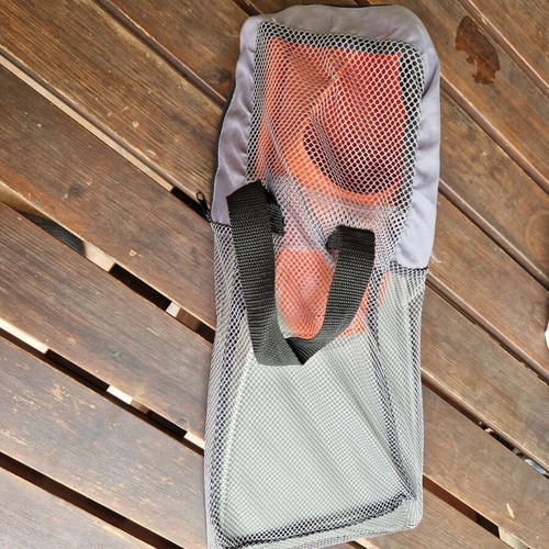 Finis Floating VIII swim fins, red/grey, size 39-42
