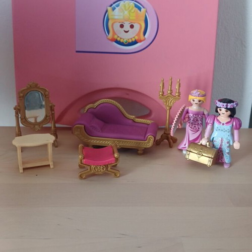 Playmobil princess playset with figures and furniture