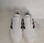 Adidas Courtblock Bold women's sneaker, white and black