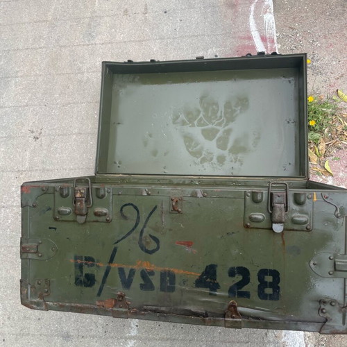 Military trunk used from 1940 American 75x44x41 height