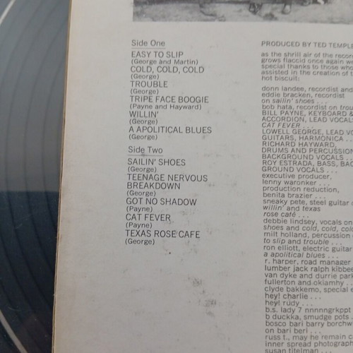 Little Feat rock vinyl records used, pack of 2, Greek editions