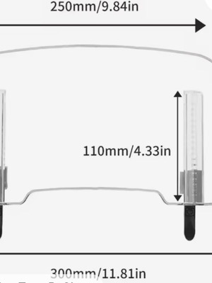 Motorcycle Windshield Extension used, adjustable height