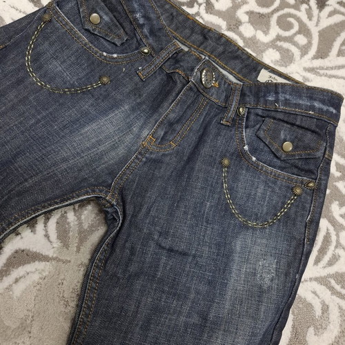 John Galliano jeans like new, size 28, blue with gold details