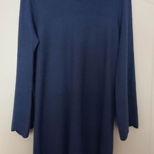 Knitted dress in blue raf color like new, size S/M