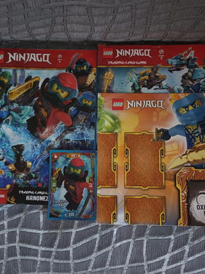 Lego Ninjago books and album with 100+ cards new condition