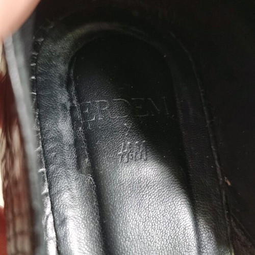 Erdem X H&M shoes like new, black leather, size 41
