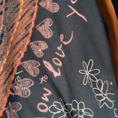 Μπλούζα Desigual XL μεταχειρισμένη, γκρι με σχέδιο