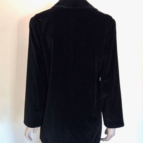 Bogner Black Velvet Jacket used, size S/M, oversized fit