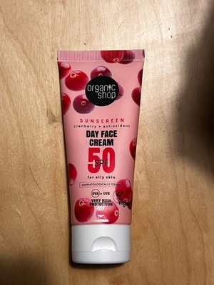 Day Face Cream SPF 50 Organic Shop καινούργιο 50ml