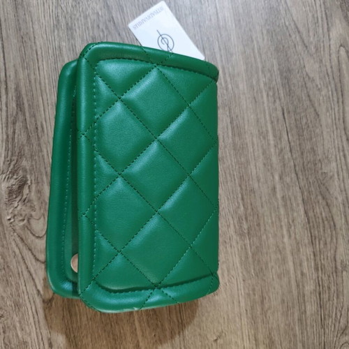 Quilted Stradivarius Shoulder Bag New Green