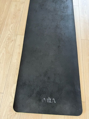 Amila fitness mat used, slightly worn, non-slip