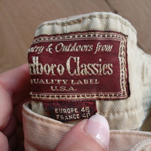 Marlboro Classic Cargo Pants beige size S like new