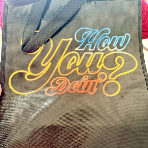 Friends Experience NYC How You Doin'? Reusable Shoulder Bag new