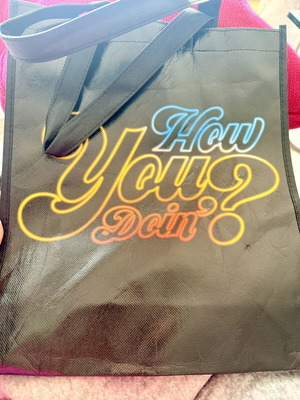 Friends Experience NYC How You Doin'? Reusable Shoulder Bag new