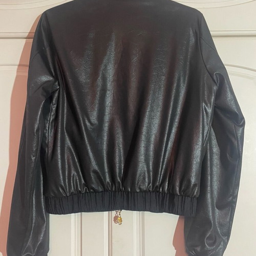 Ean 13 women's bomber style jacket size 44/M like new, black